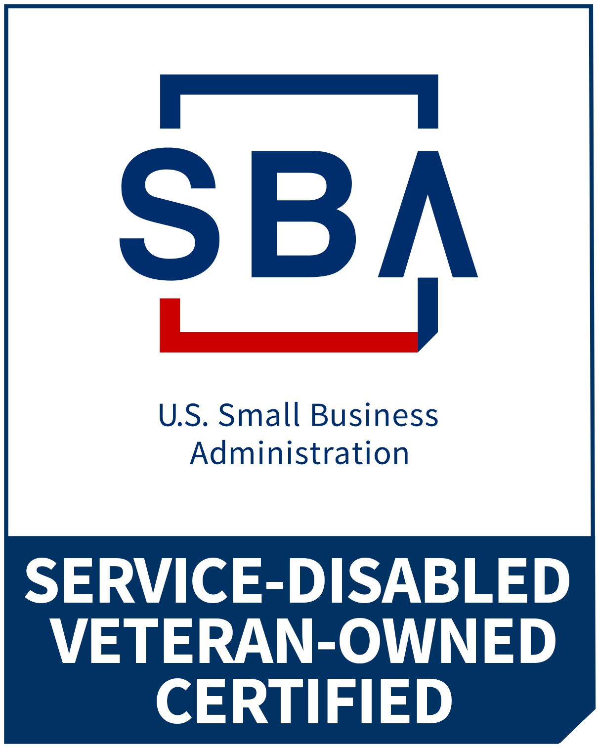 Service-Disabled Veteran-Owned Small Business badge
